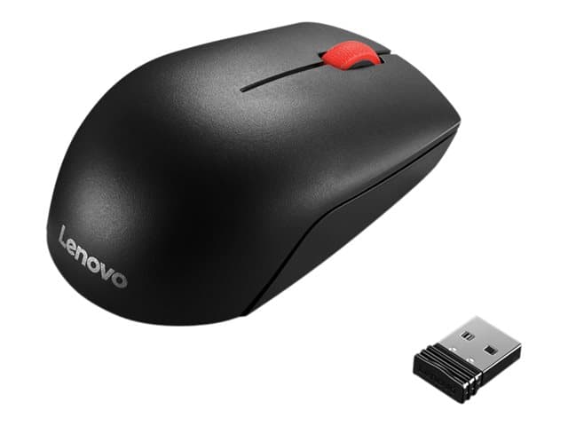 LENOVO - Essential Compact - mouse - 2.4 GHz - black
