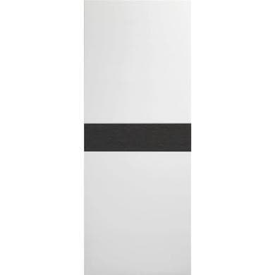 XL Joinery White Painted Door with Wood Inlay
