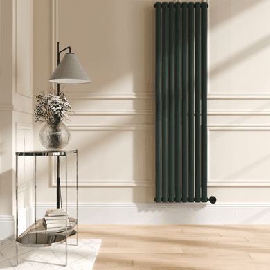 Evergreen Vertical Smart Electric Radiator with Wi-Fi Thermostat - 2400W - H1800xW472 - Bathroom Safe