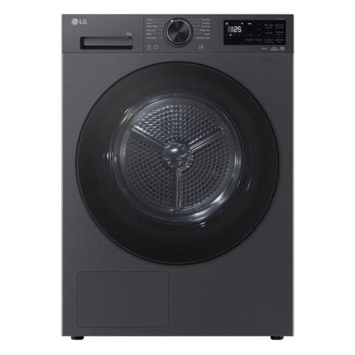 LG            SERIES 5 9 KG HEAT PUMP TUMBLE DRYER - MATTE BLACK