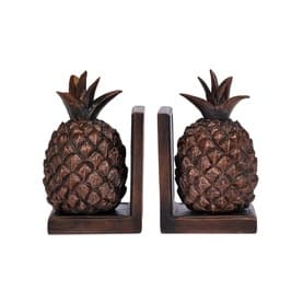 Pineapple Bookends, Set of Two