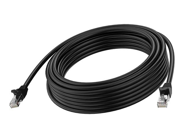 VISION - Network cable - RJ-45 (M) to RJ-45 (M) - 3 m - 6.2 mm - STP - CAT 6a - molded, snagless - black