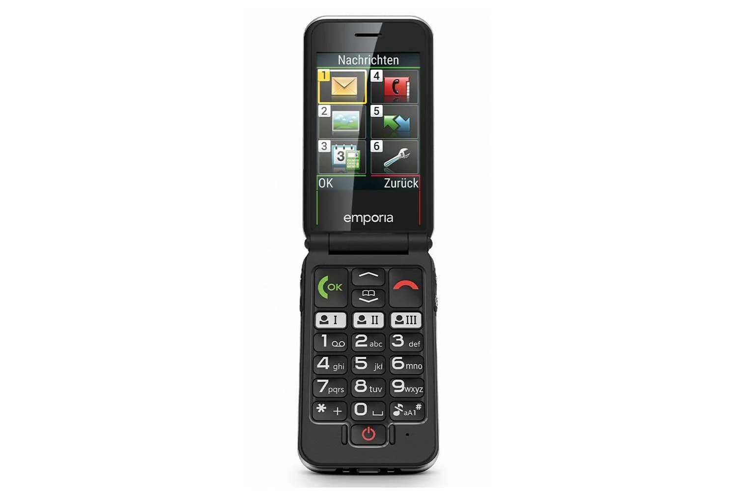 Emporia JOY-LTE 4G Flip Mobile Phone | Black