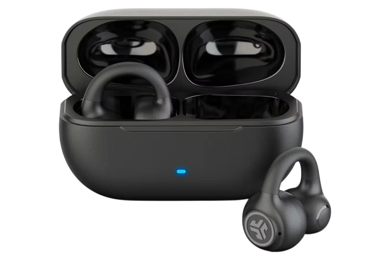 JLab Flex Open Wireless Earbuds | Black