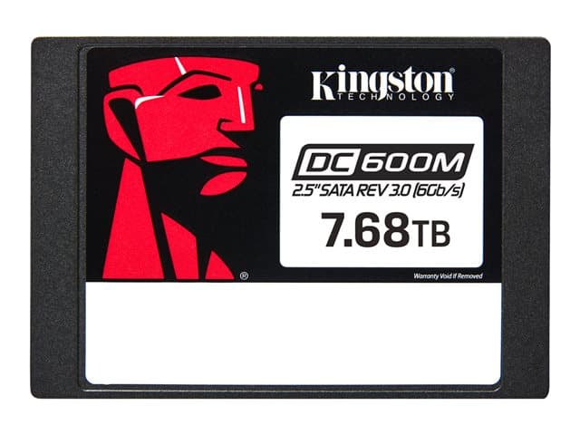 KINGSTON - DC600M - SSD - Mixed Use - 7.68 TB - internal - 2.5" - SATA 6Gb/s