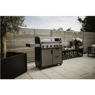 GRADE A1 - Enders Hyde 6 Burner Gas BBQ Sikr Turbo II