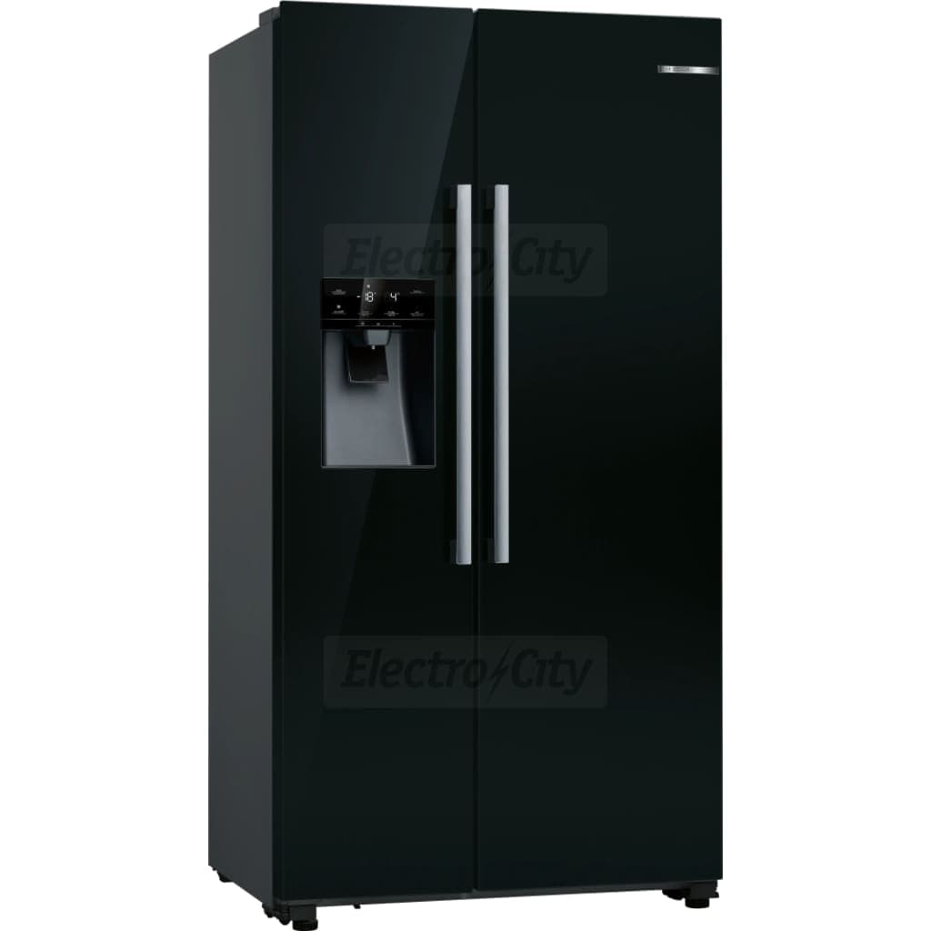 Bosch Series 6 90cm American Side-by-Side Fridge Freezer | Black