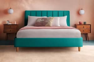 Silentnight | Octavia Bed Frame with Beech Leg | King | 5ft | Colour Options