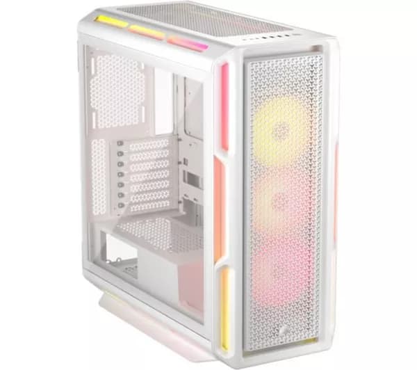 CORSAIR iCUE LINK 5000T LX RGB ATX Mid-Tower PC Case - White