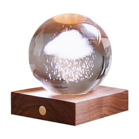 Amber Rain Cloud Crystal Light
