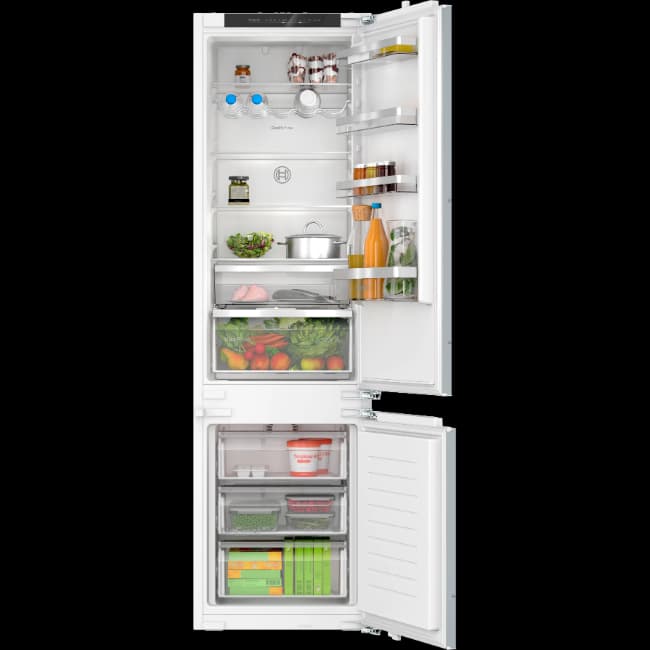 Bosch Series 4 Built-In Fridge-Freezer - White | KIN96VFD0G