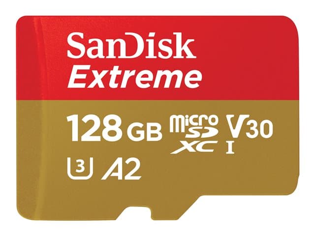 SANDISK - Extreme - flash memory card - 128 GB - microSDXC UHS-I