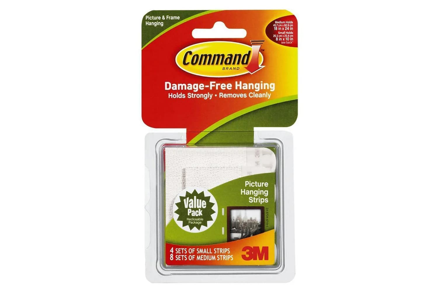 3M Command Medium and Large Picture Hanging Strips