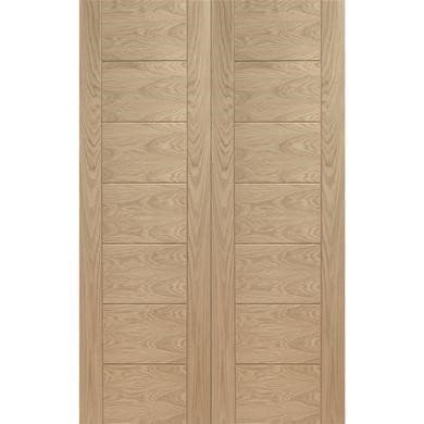 Internal Oak Rebated French Doors - Unfinished - 1981 x 1524 x 40mm - Palermo - XL Joinery