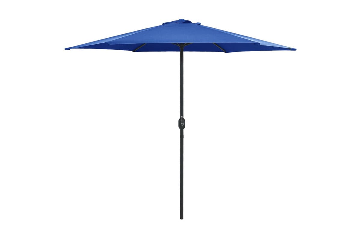 vidaXL 47351 Outdoor Parasol With Aluminium Pole 270x246cm Azure Blue