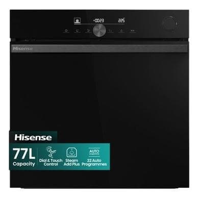 Hisense Hi6 SE BSA66331ABDGUK Electric Single Oven with Vapour Cleaning - Black