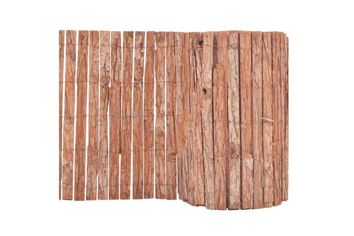 vidaXL 142680 Bark Fence 1000x50cm