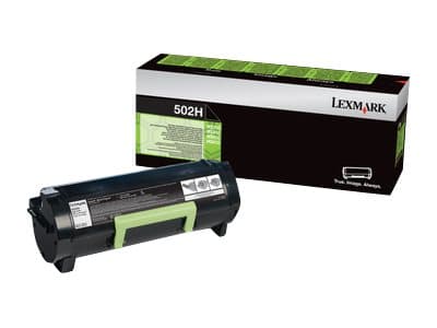 LEXMARK - 502H - High Yield - black - original - toner cartridge - LCCP, LRP