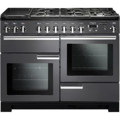Rangemaster Professional Deluxe 110cm Dual Fuel Range Cooker - Slate Grey