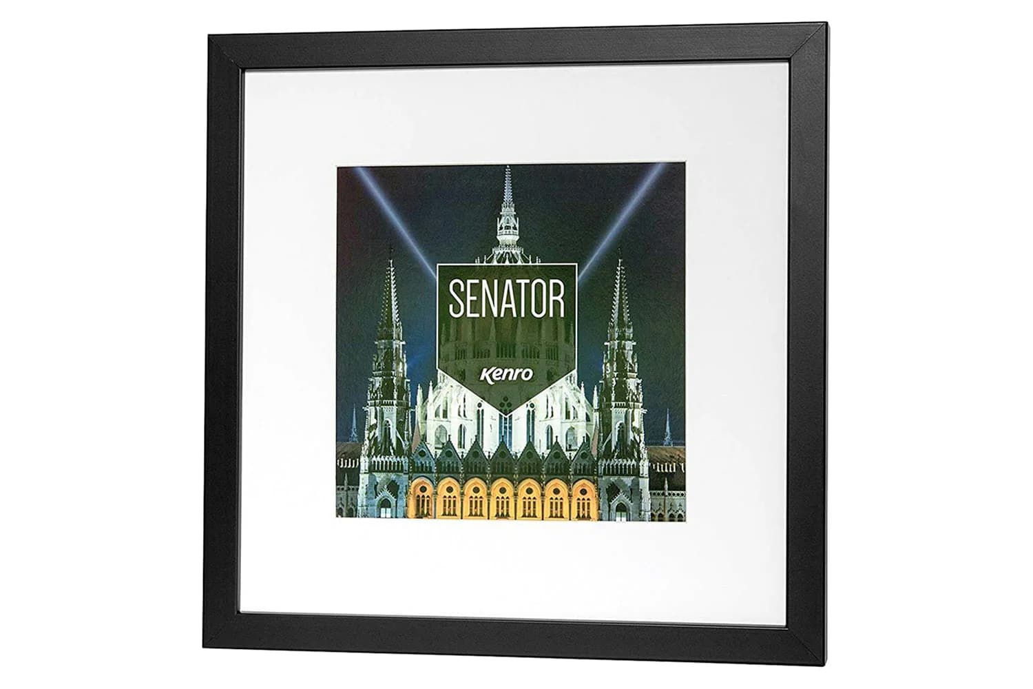 Kenro Senator Box 8x8" Photo Frame | Black