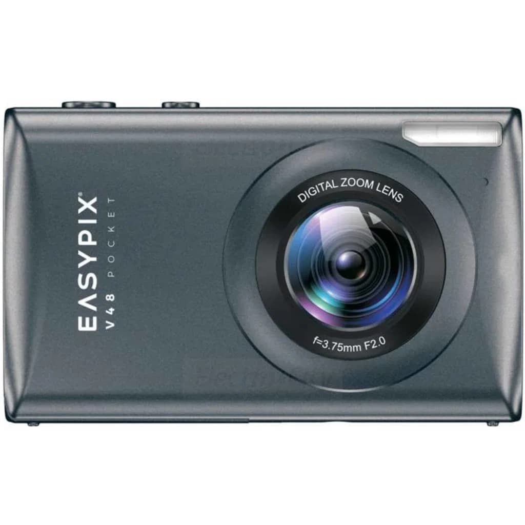 Easypix V48 Pocket Compact Digital Camera | Anthracite