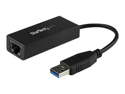 STARTECH.COM - Startech USB 3.0 to Gigabit Ethernet Adapter - 10/100/1000 NIC Network Adapter - USB 3.0 Laptop to RJ45 LAN (USB31000S) - network adapter - USB 3.0 - Gigabit Ethernet