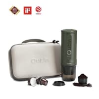 Outin Nano Portable Espresso Machine Bundle - Forest Green | OTEM-01-FG-Bag