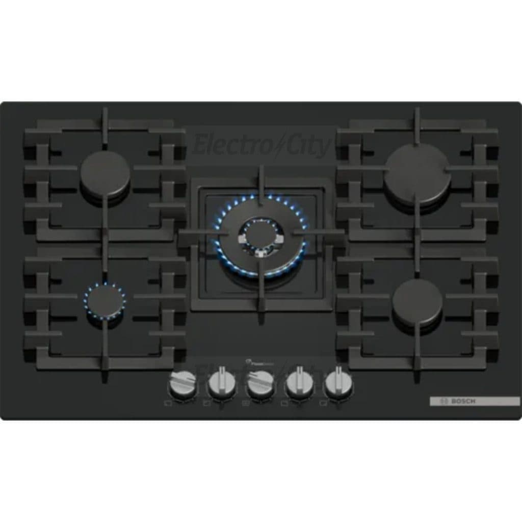 Bosch Series 6 5 Zone 75cm Gas Hob | Black