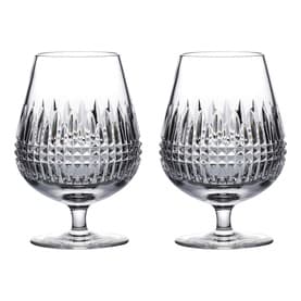 Connoisseur Lismore Diamond Brandy Balloon Pair