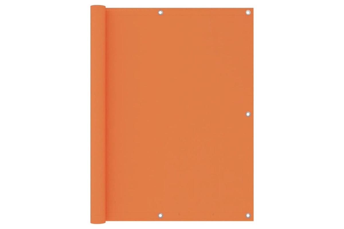 vidaXL 135052 Balcony Screen Orange 120x300cm Oxford Fabric
