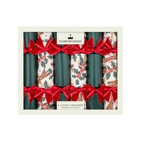 6 Pack Verdant Spice Christmas Crackers