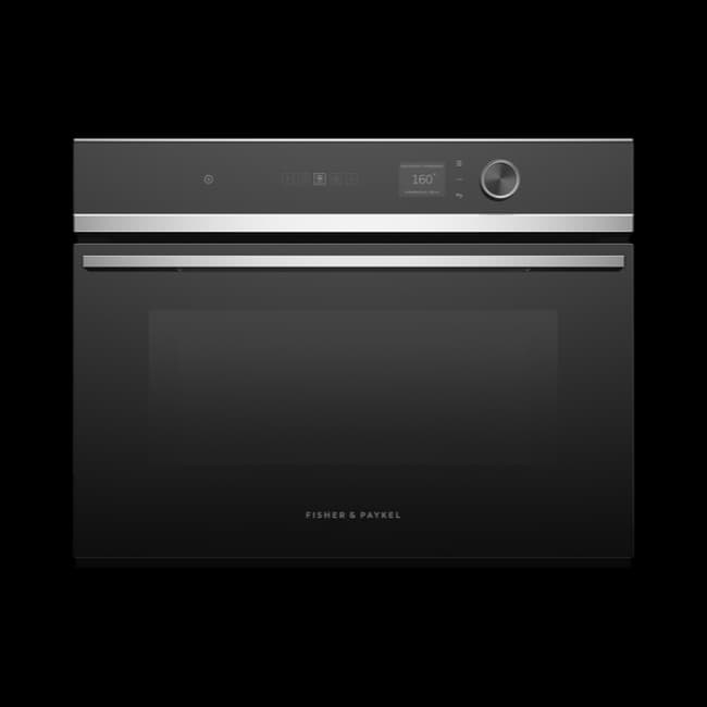 Fisher Paykel Series 7 Compact Combi-Microwave Oven - Black | OM60NDLX1