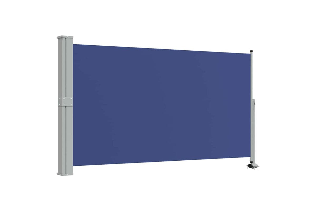 vidaXL Patio Retractable Side Awning 140 X 300cm Blue