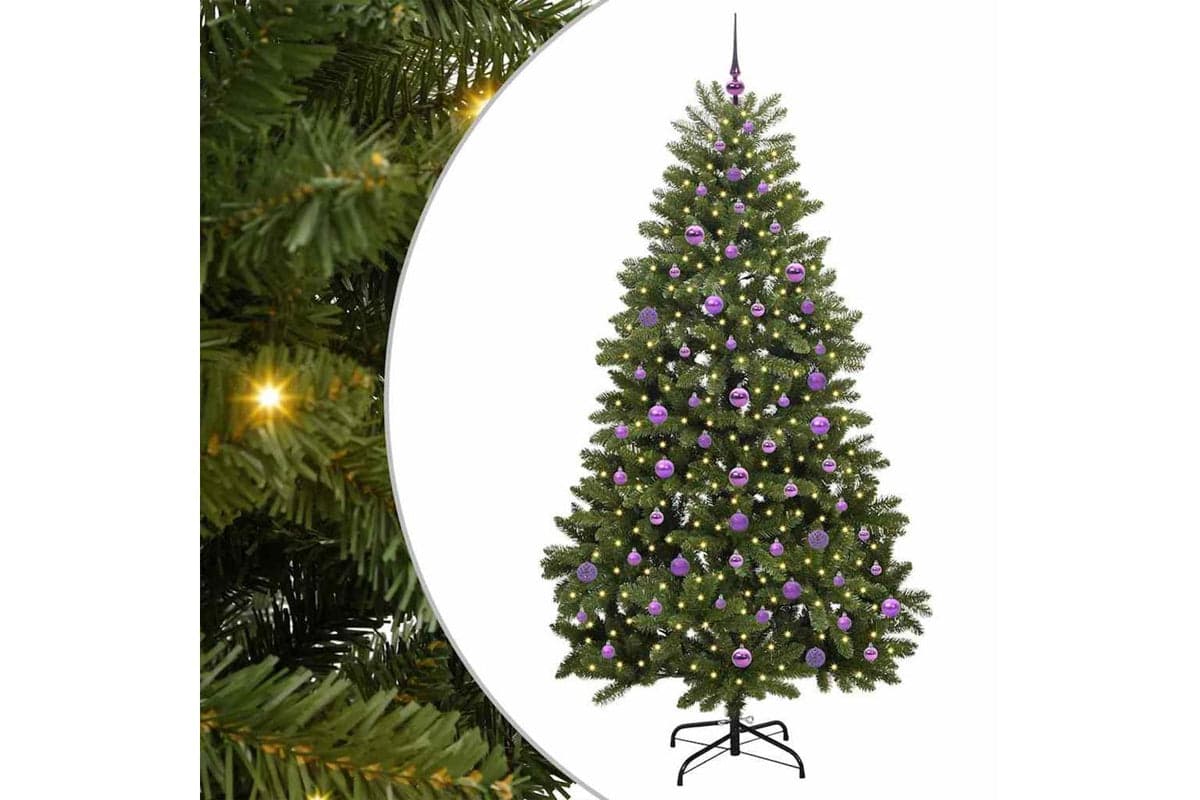 Vidaxl Artificial Christmas Tree With Stand Green 210 Cm Pvc And Metal
