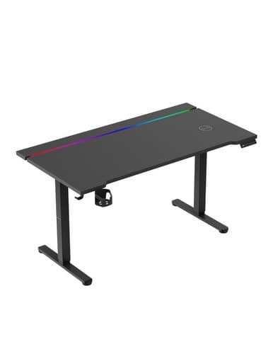 Huzaro Hero 8.7 RGB LED Electric Desk - Black | HZ-HERO 8.7 RGB