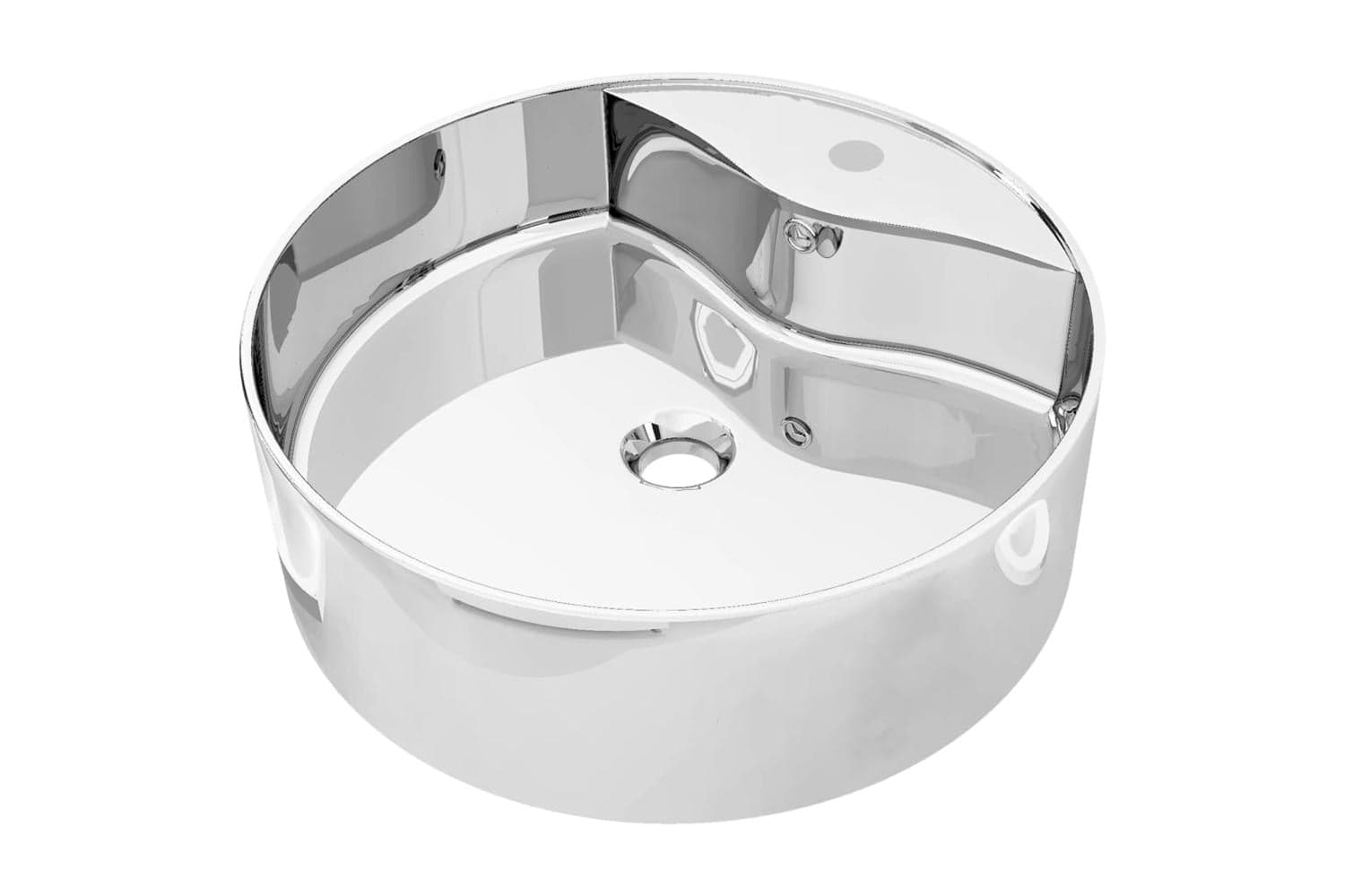 vidaXL Wash Basin With Overflow