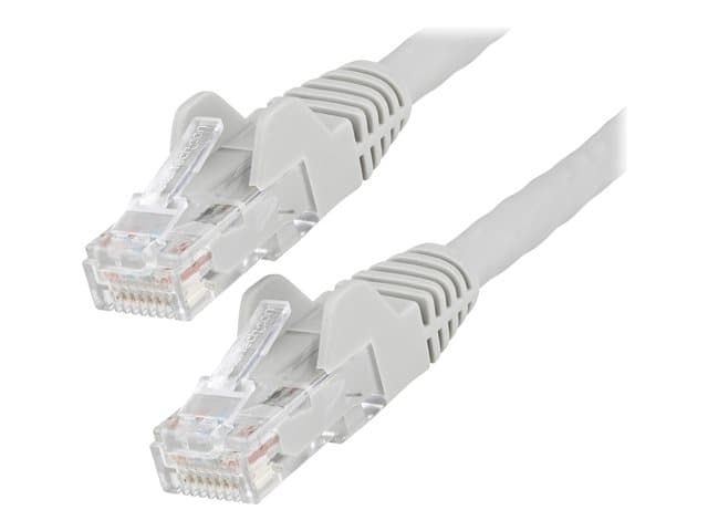STARTECH.COM - Startech 15m LSZH CAT6 Ethernet Cable, 10 Gigabit Snagless RJ45 100W PoE Network Patch Cord with Strain Relief, CAT 6 10GbE UTP, Grey, Individually Tested/ETL, Low Smoke Zero Halogen - Category 6 - 24AWG - patch cable - 15 m - grey