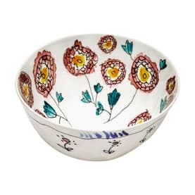 Midnight Flowers Medium Bowl
