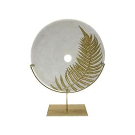 Gold Leaf Circle Décor