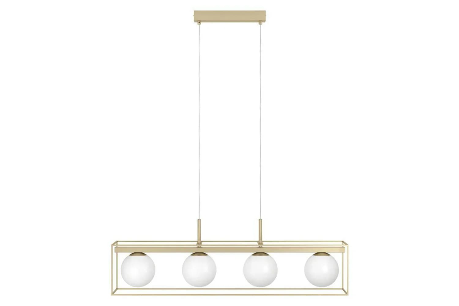 Eglo | Vallaspra Modern 4-light Pendant Light | Gold/White