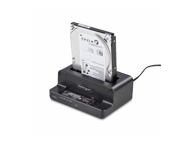 StarTech M.2 NVMe to 2.5/3.5" SATA Drive Duplicator, Dual Bay Cloner