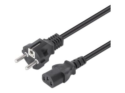 MANHATTAN - power cable - power CEE 7/7 to power IEC 60320 C13 - 1 m