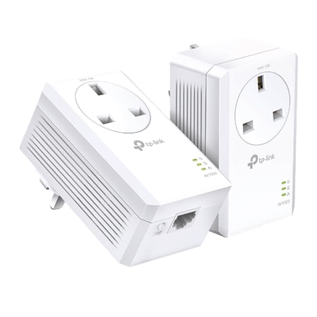 TP-Link Av1000 Gigabit Passthrough Powerline Starter Kit | TL-PA7017P-KIT