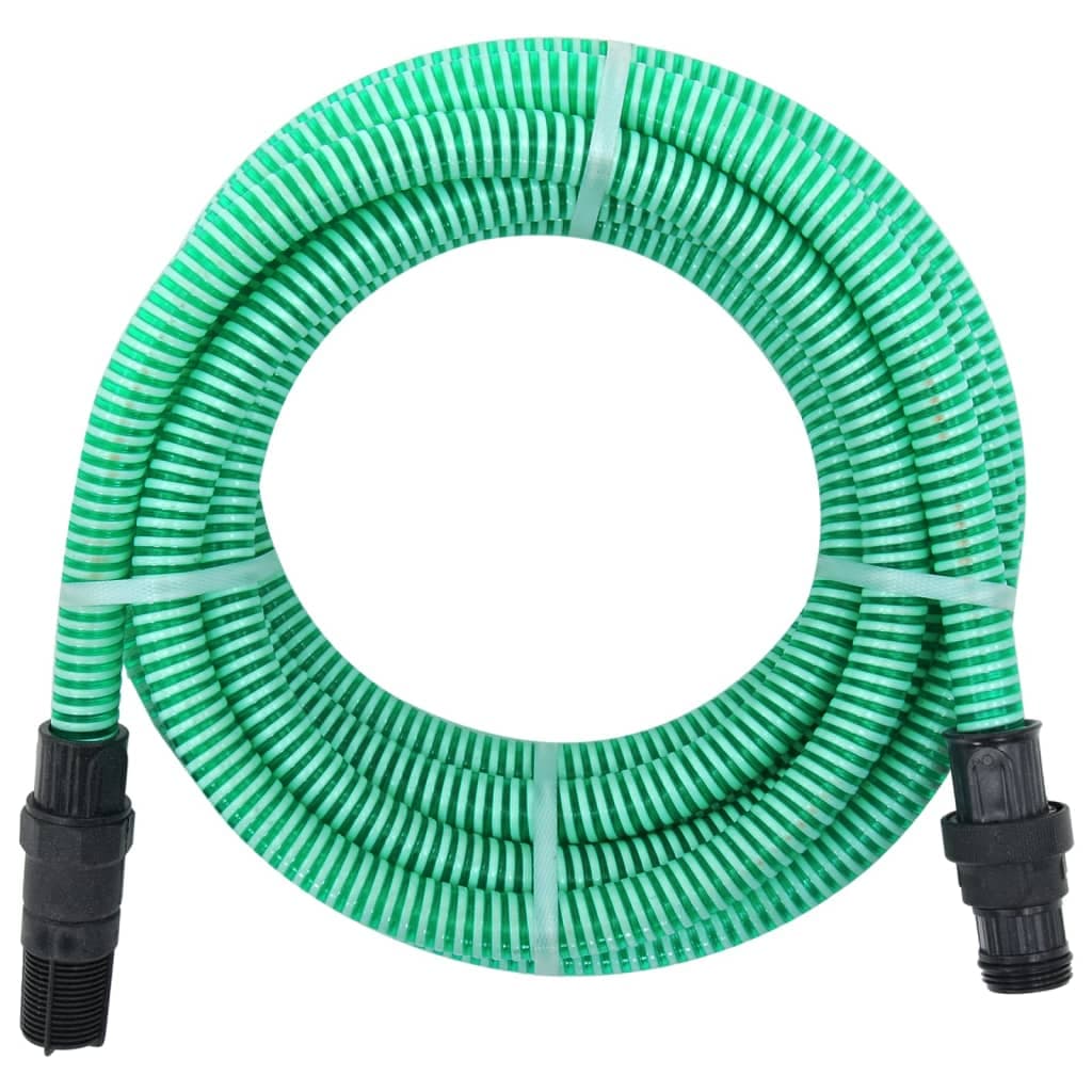 vidaXL 151071 Suction Hose With Pvc Connectors 7 M 22mm Green