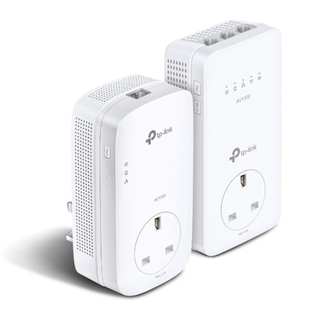 Tp-Link Av1300 3-Port Gigabit Passthrough Wi-Fi Kit | TL-WPA8631P-KIT