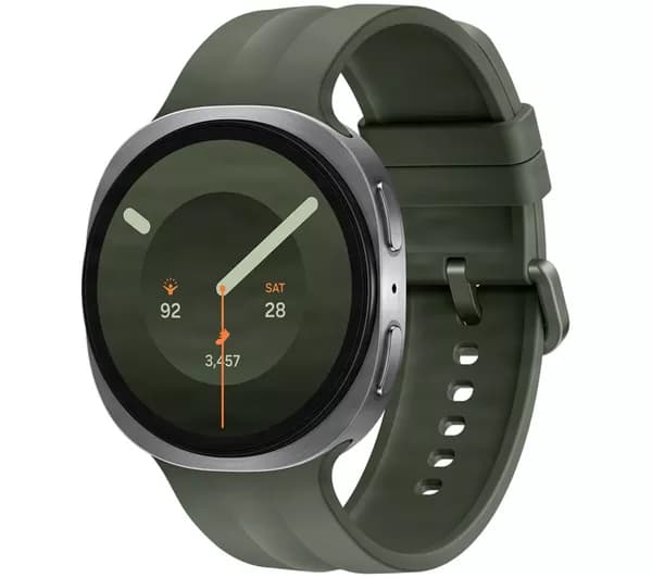 SAMSUNG Galaxy Watch9 LTE - Silver with Olive Sport Band, 44 mm