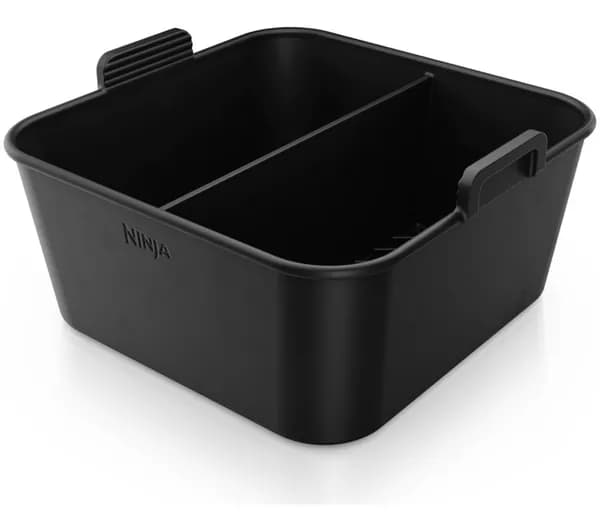 NINJA Rigid Divided Silicone Air Fryer Tray - Black