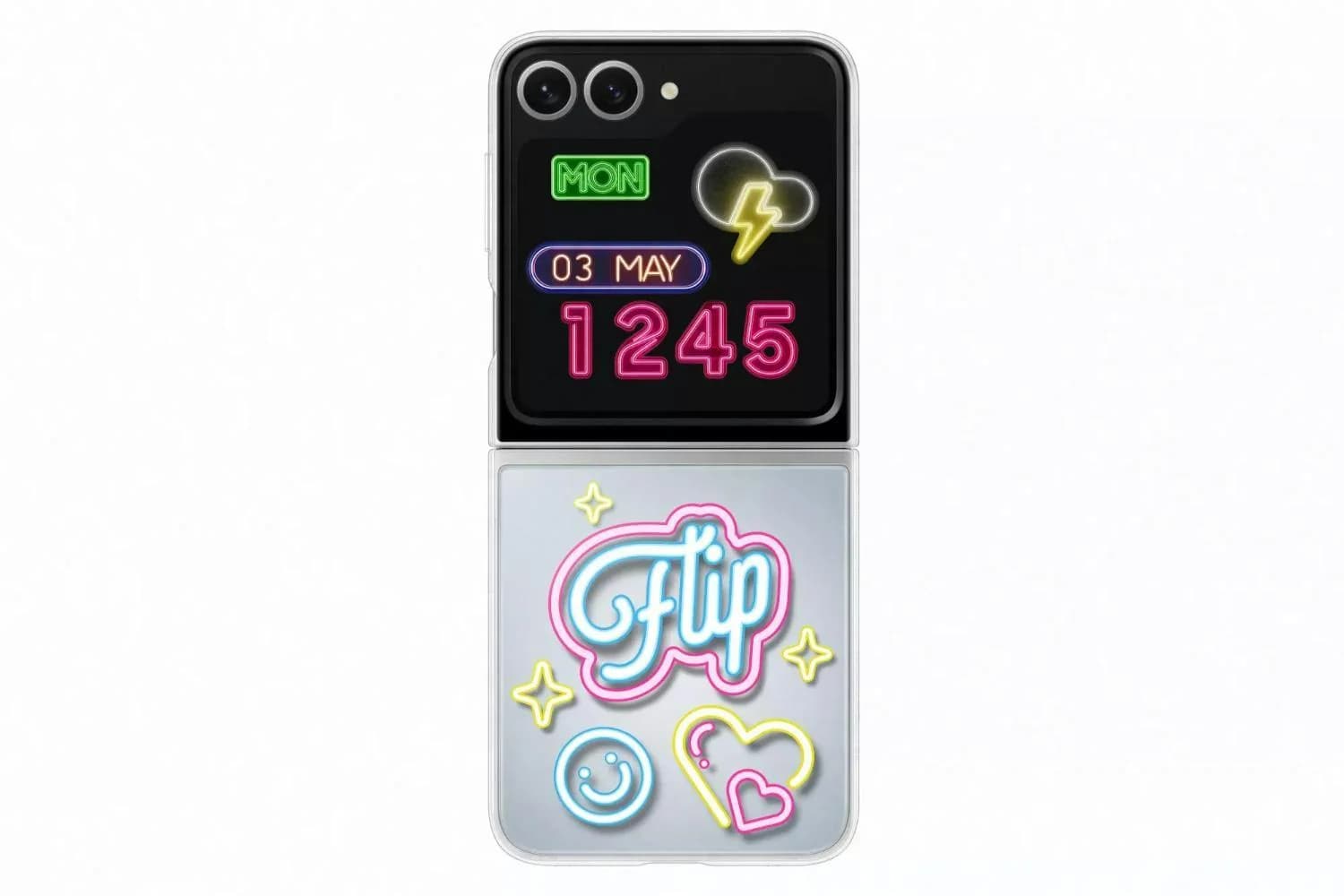 Samsung Galaxy Z Flip 6 Neon Flipsuit Case| Grey