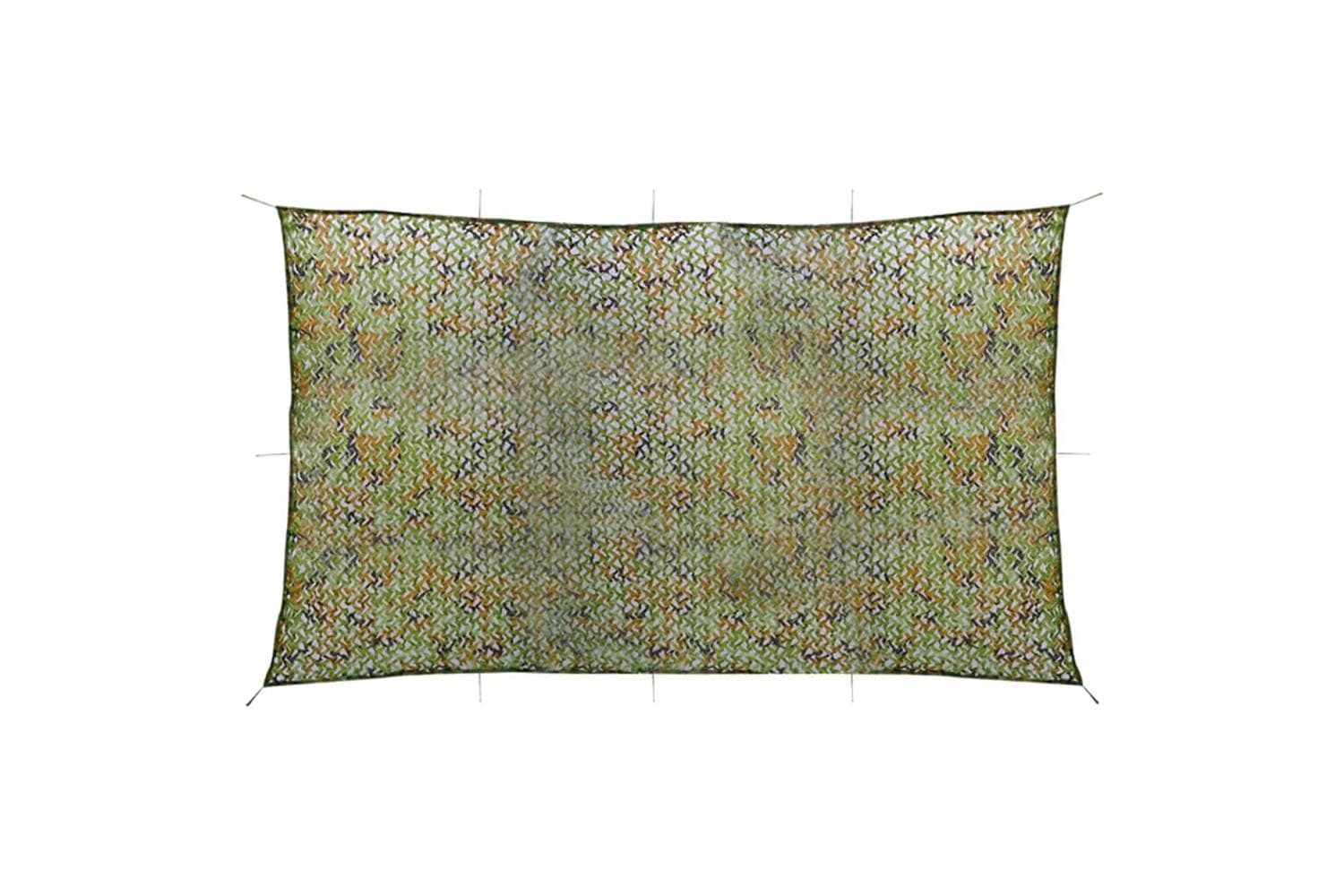 Vidaxl 135884 Camouflage Net With Storage Bag 2x8 M Green