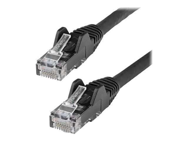STARTECH.COM - Startech 7m LSZH CAT6 Ethernet Cable, 10 Gigabit Snagless RJ45 100W PoE Network Patch Cord with Strain Relief, CAT 6 10GbE UTP, Black, Individually Tested/ETL, Low Smoke Zero Halogen - Category 6 - 24AWG - patch cable - 7 m - black
